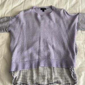 Jcrew two toned sweater size small.